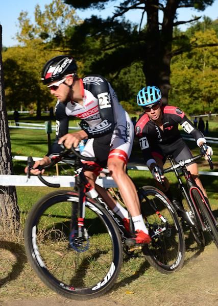 Danny Summerhill (K-Edge/ Felt) near the front on lap two