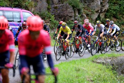 Tadej Pogacar on stage 16 of the 2021 Tour de France