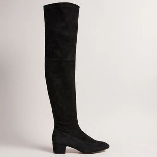 Ted Bakerblack over the knee flat boots