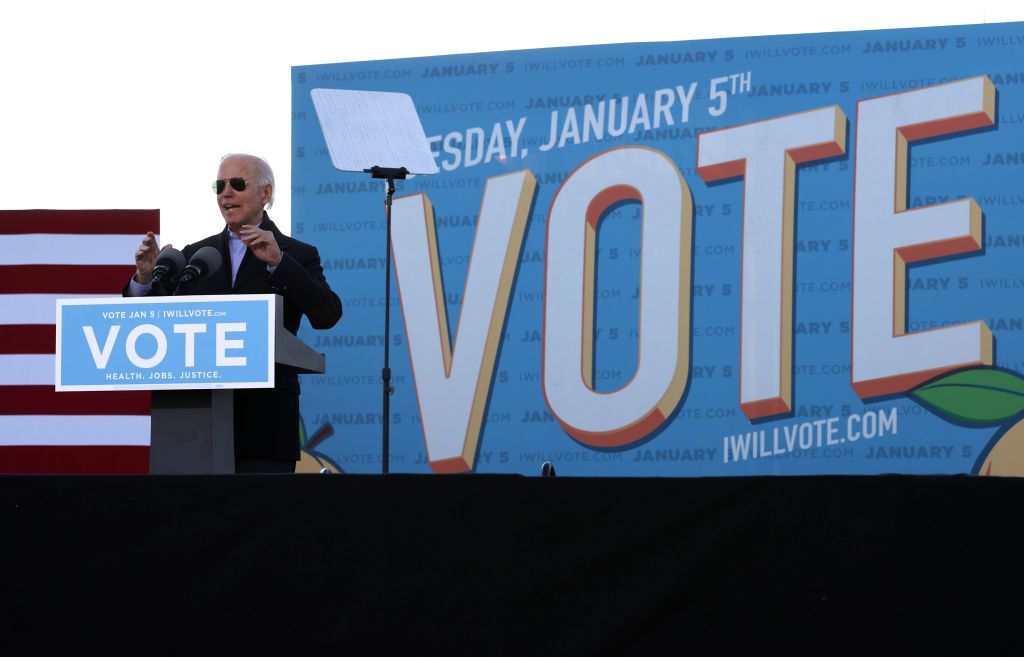 Joe Biden in Georgia.