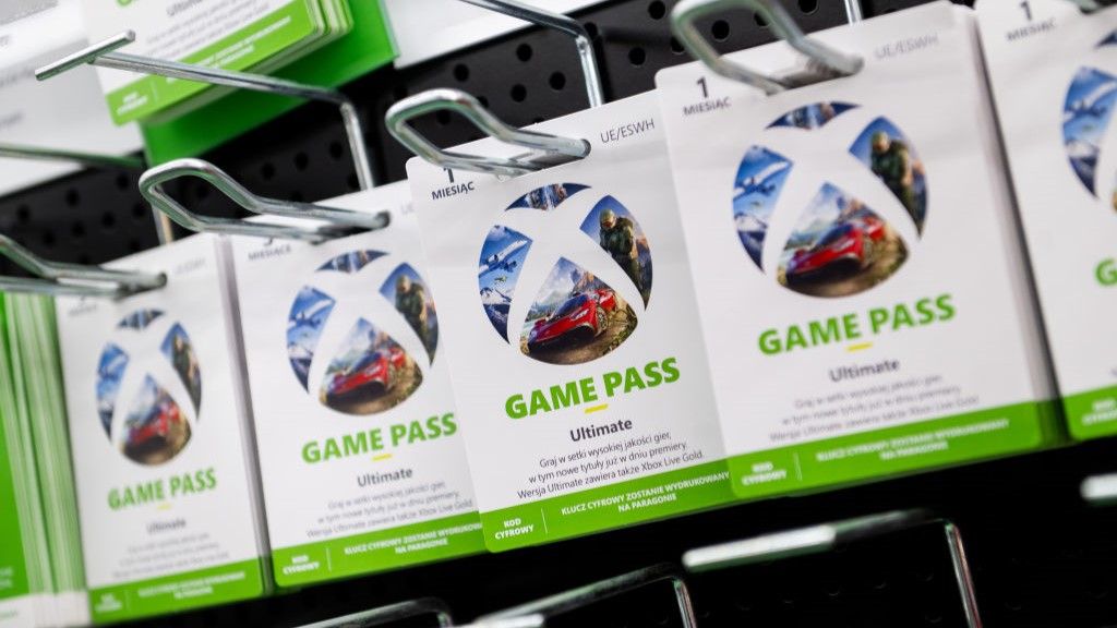 Xbox Game Pass gift cards.