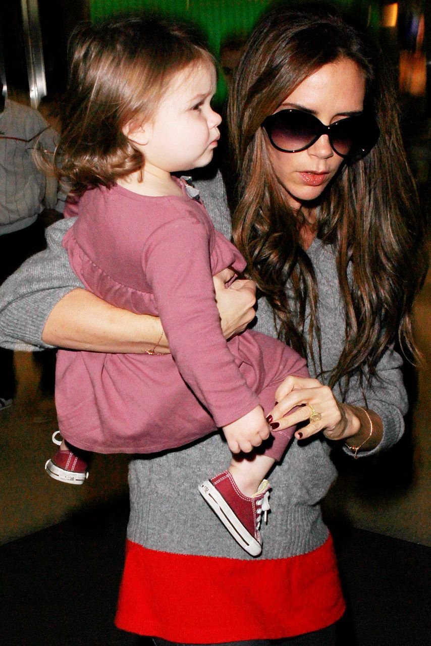 Victoria Beckham and Harper Beckham