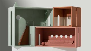 Dollhouse created by architect Marialaura Irvine