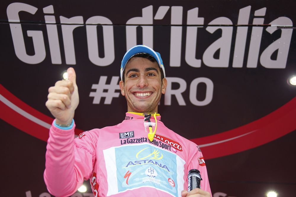 Aru in control at the Giro.