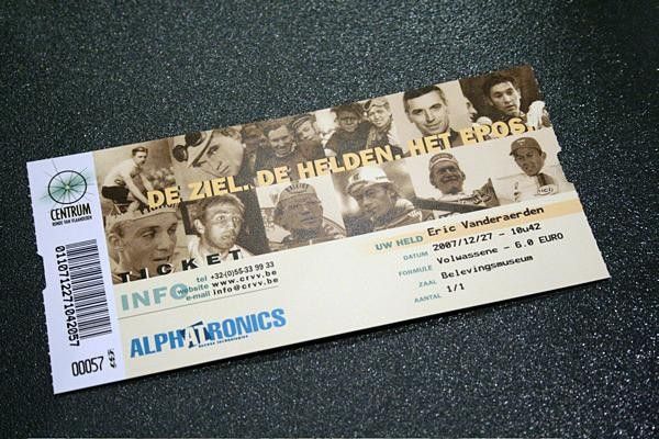 Your ticket has a barcode, which you swipe on a series of interactive screens throughout the museum.