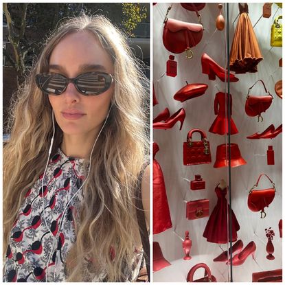 Hannah Baxter at Fashion Week