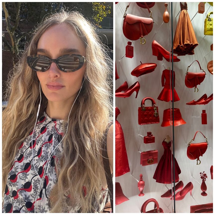 Hannah Baxter at Fashion Week