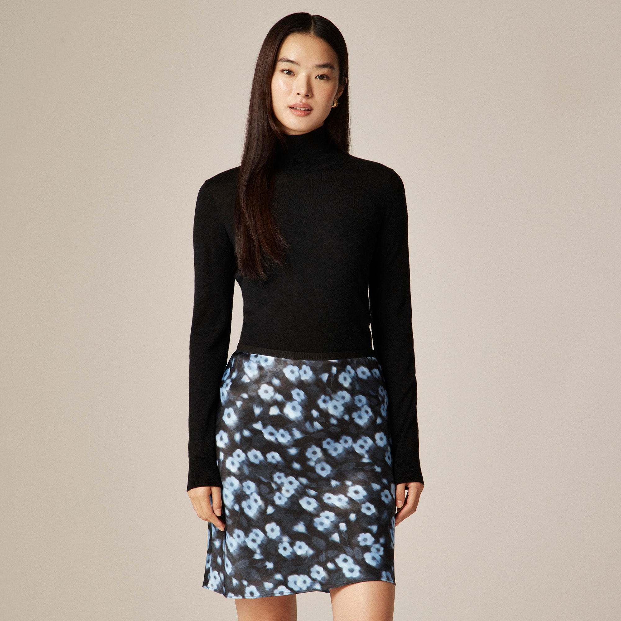 Carolyn Turtleneck Sweater in Merino Wool