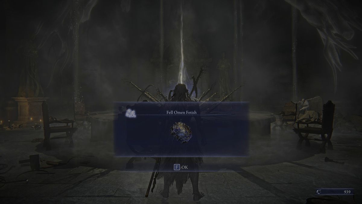 Fell Omen Fetish received in Elden Ring Nightreign