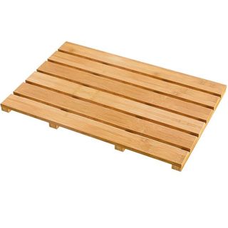 Non-Slip Wood Bath Mat