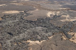 The stone structures in Saudi Arabia also took the shape of kites, as can be seen here.