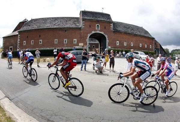 The break of the day in action during stage two.
