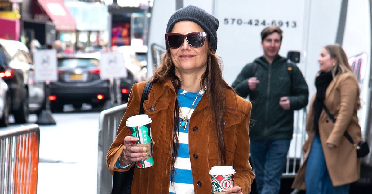 Katie Holmes Wore the Denim Color That’s the Most Timeless