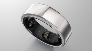 Silver-toned Oura ring