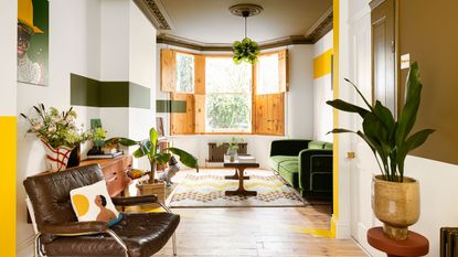 colourful living room of an east london victorian terrace 