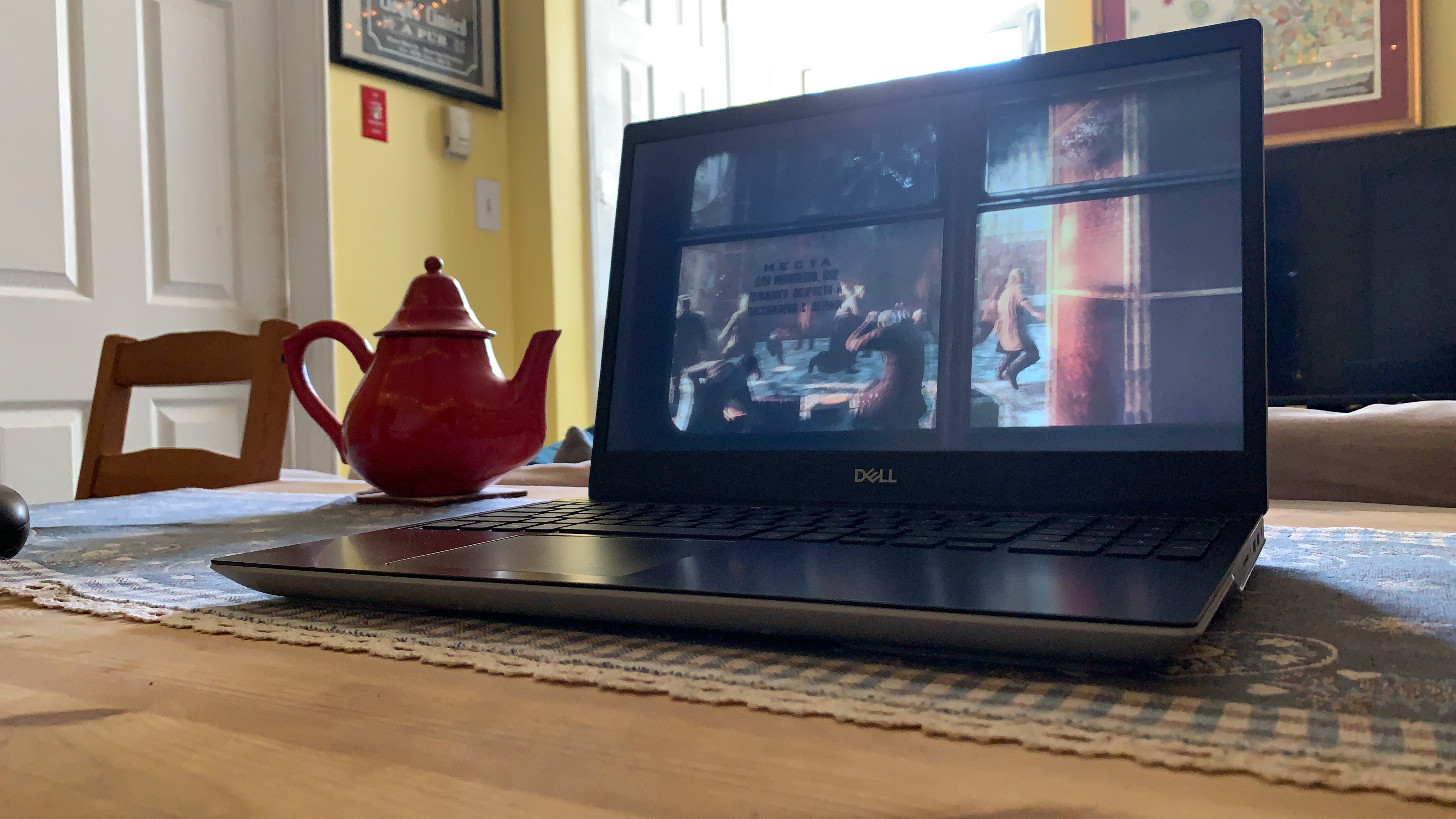 Dell G5 15 SE 5505 on a table