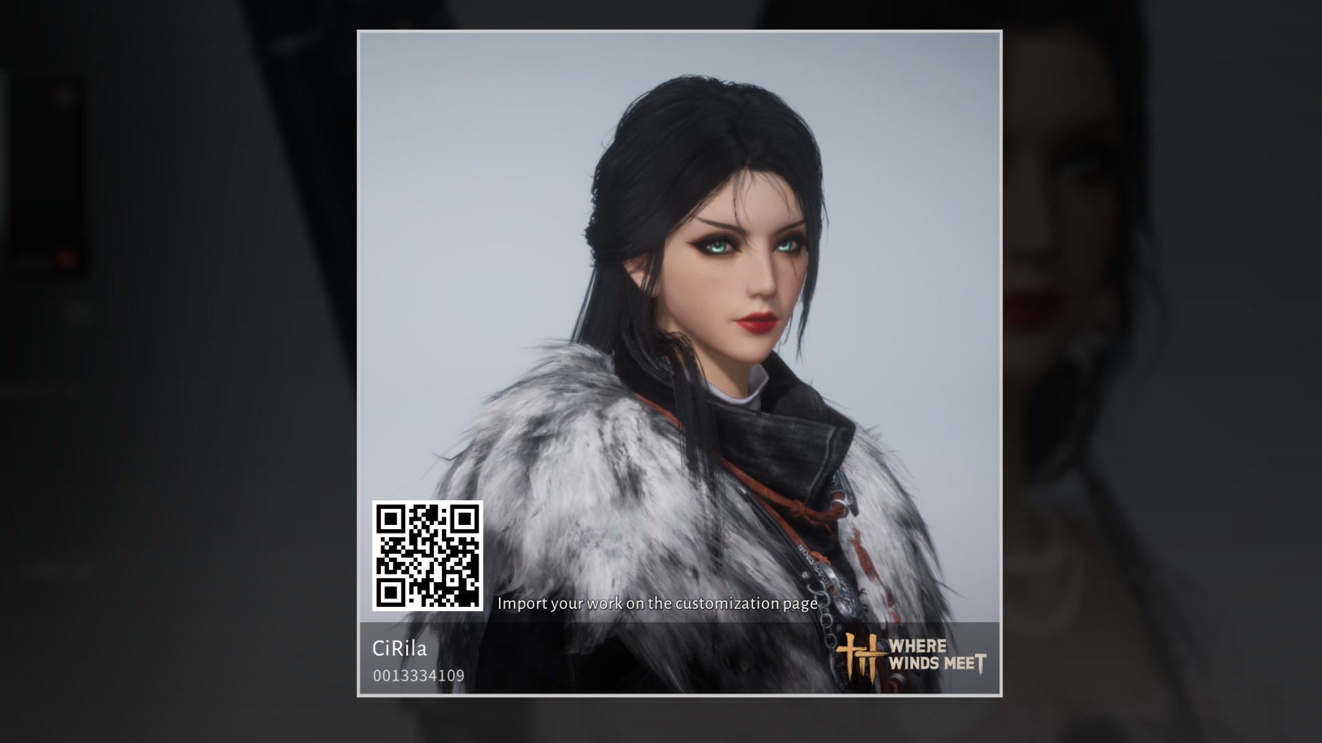 Where winds meet character codes