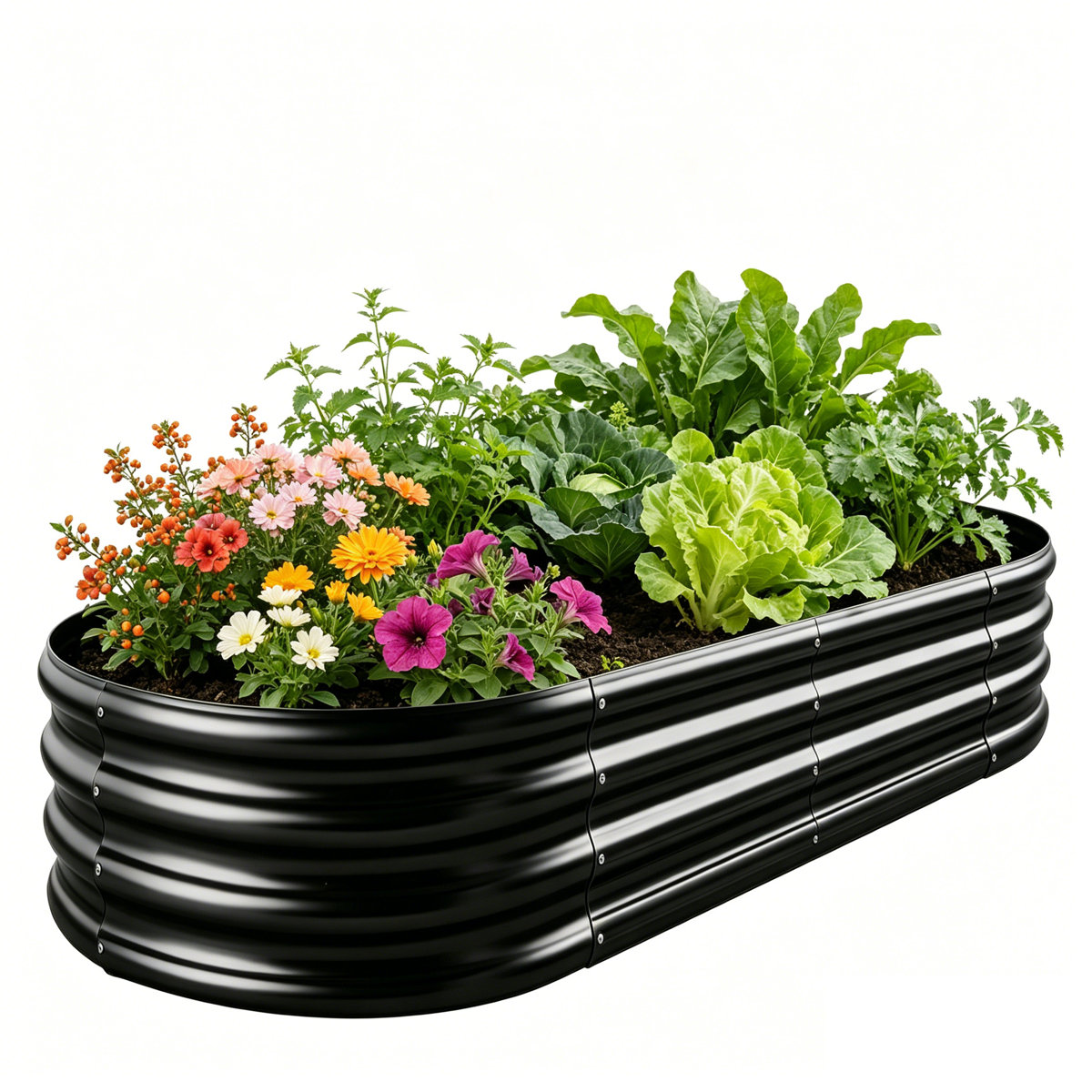 Arlmont &amp;amp; Co. Galvanized Raised Garden Bed | Wayfair