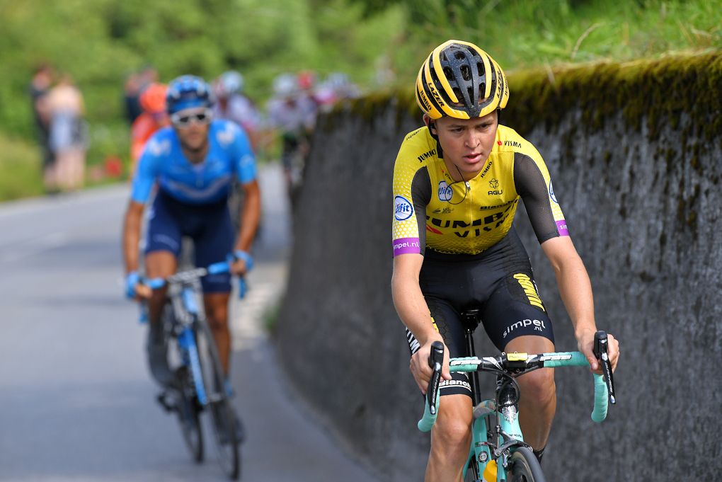 Antwan Tolhoek on his way to winning stage 6 at Tour de Suisse