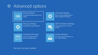 Windows 10's system restore options