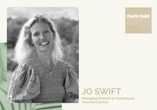 Jo Swift Marie Claire UK sustainability awards judge 2023