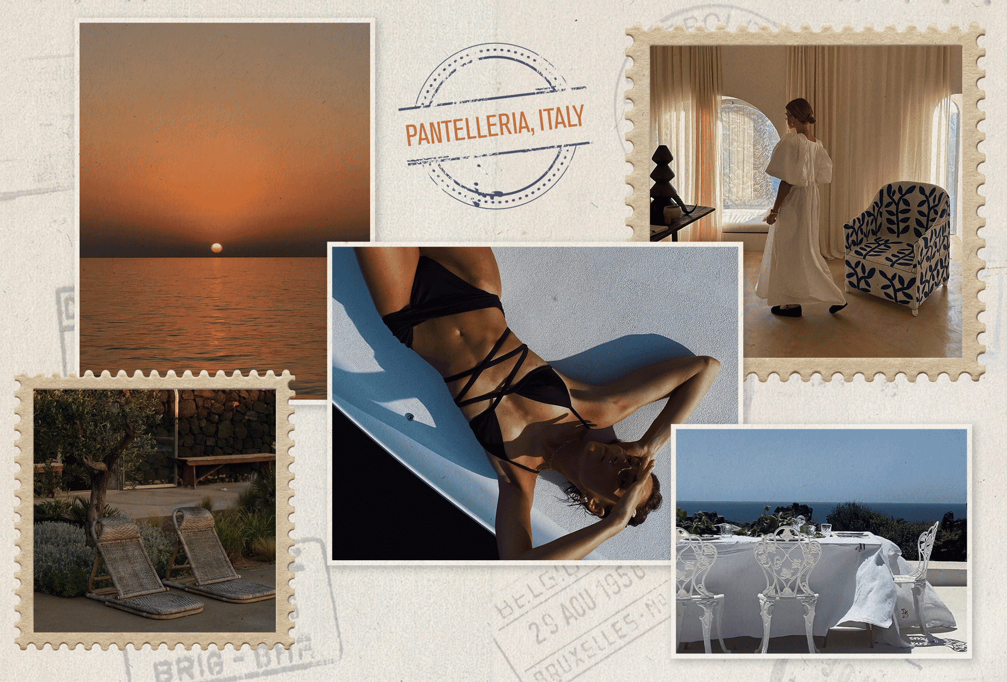 a collage of images featuring lesser-known European destinations in Spain, France, Italy, and Greece