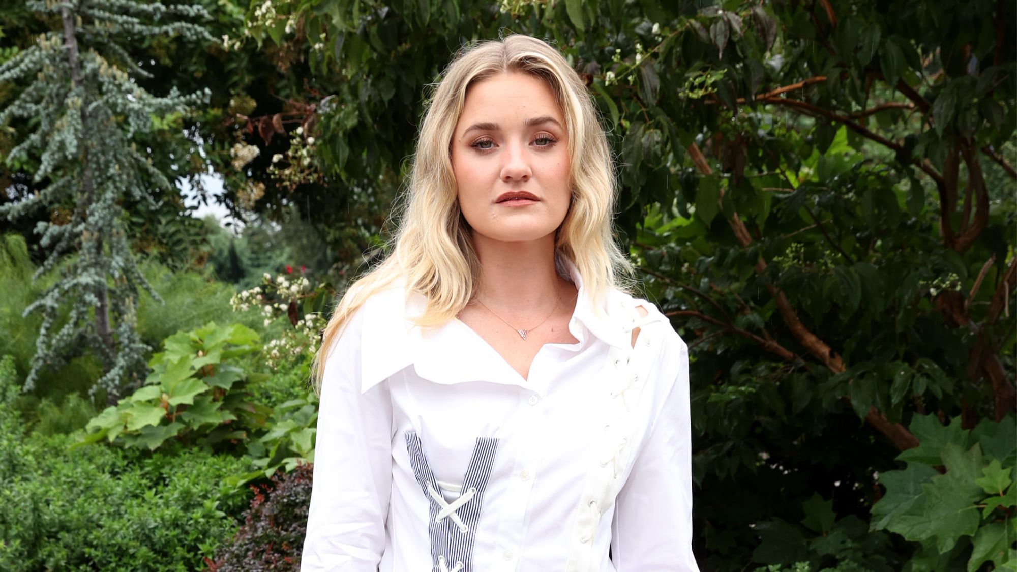AJ Michalka at New York Fashion Week