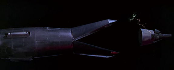 In "You Only Live Twice" (1967), am American spacecraft is hijacked by evil Ernst Stavro Blofeld and SPECTRE.