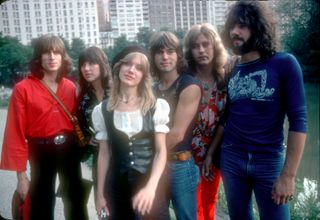 One bite of the apple, the Heart band in Central Park in 1977