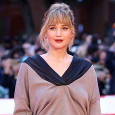 Jennifer Lawrence wore new Dior Spring 2026 by Jonathan Anderson at the Rome Film Festival, starring the bubble-hem skirt trend