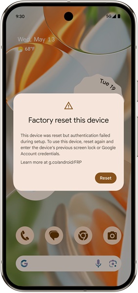 Google's Factory Reset function will not restrict usage of a phone's abilities if it was reset without proper authorization from its owner.