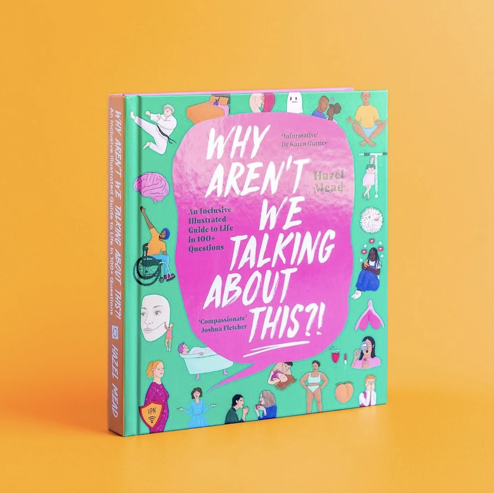 Book cover for Why Aren't We Talking About This by Hazel Mead