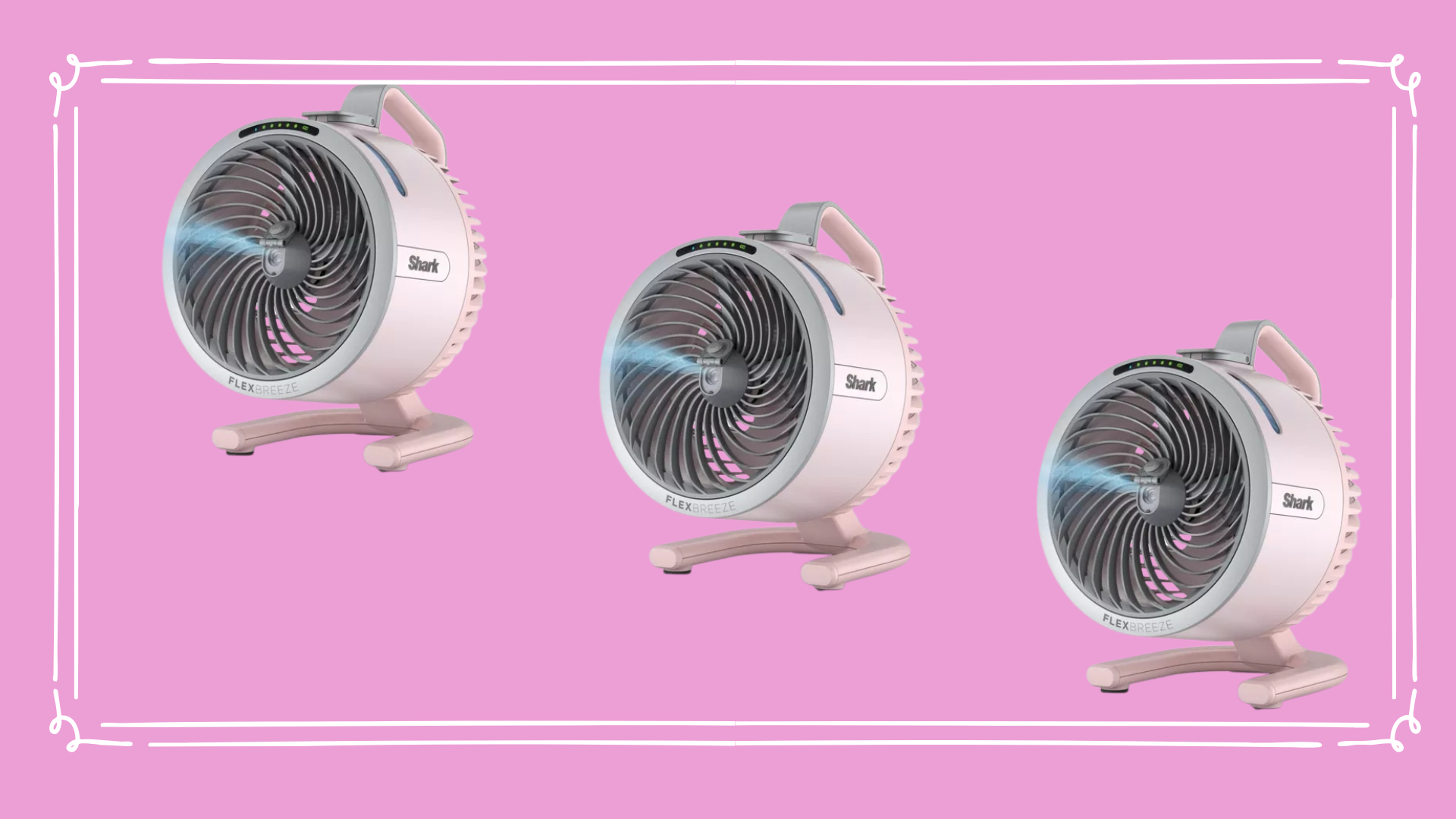 The SHARK FlexBreeze HydroGo FA050UKPK Portable 6.8&quot; Misting Turbo Fan