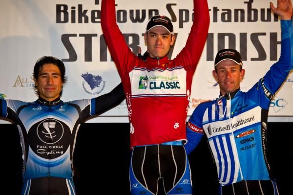 Men's podium (L-R) Ricky Escuela, Jakob Keough, Hilton Clarke