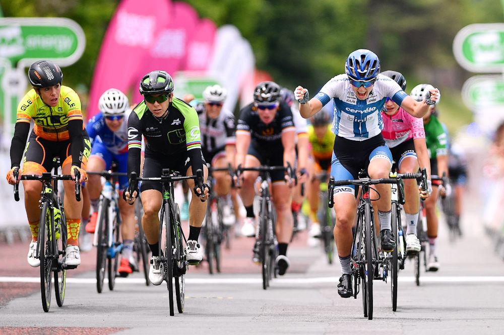 Lotta Lepisto wins the final stage at the OVO Energy Women's Tour