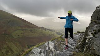 debbie runs in the mountains