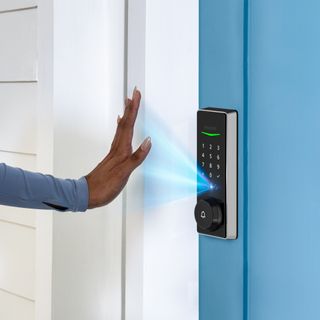 Palm recognition technology on a smart lock
