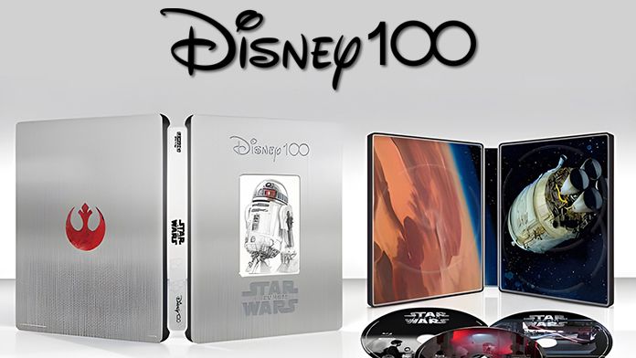 Star Wats Disney 100 Blu-ray steelbook