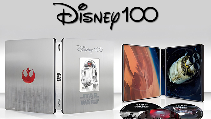 Star Wats Disney 100 Blu-ray steelbook