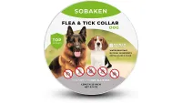Best flea collar for dogs: SOBAKEN Flea and Tick Prevention for Dogs pack shot