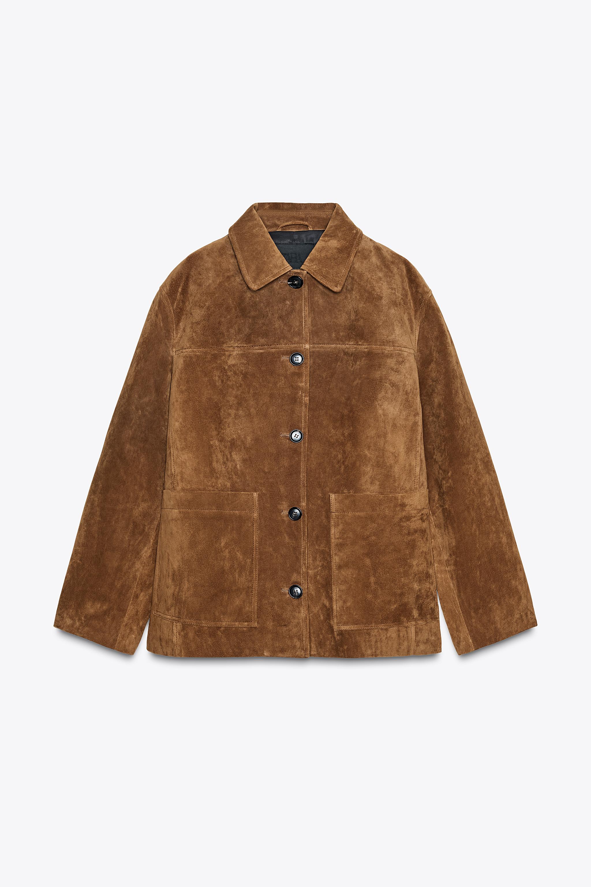 Suede Leather Jacket Zw Collection Limited Edition