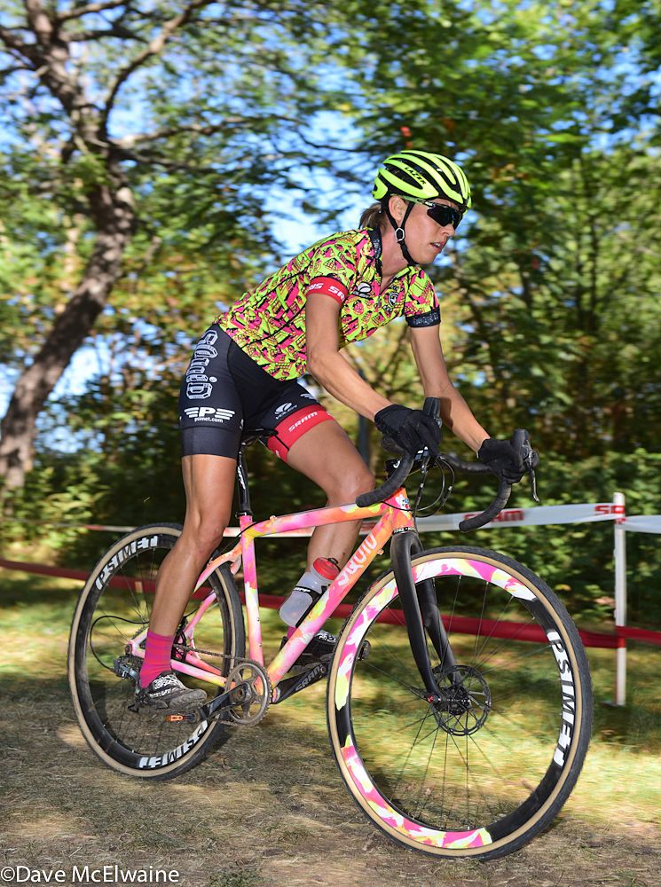 Emily Kachorek (Squid Bicycles) on her way to a top twenty finish