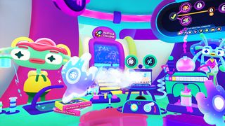 The best PSVR 2 games; cartoon characters dance in a colourful world
