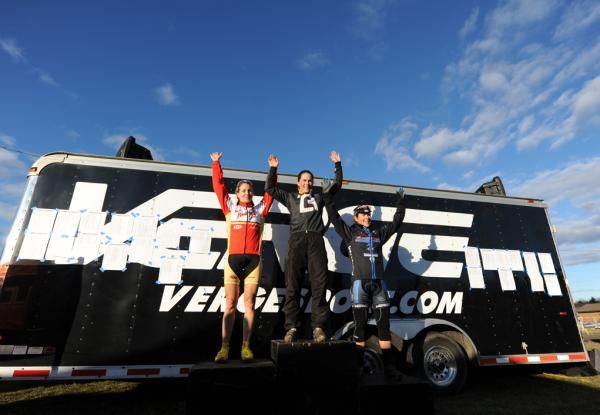 The women (L to R) Mo Bruno-Roy, Andrea Smith and Arley Kemmerer.