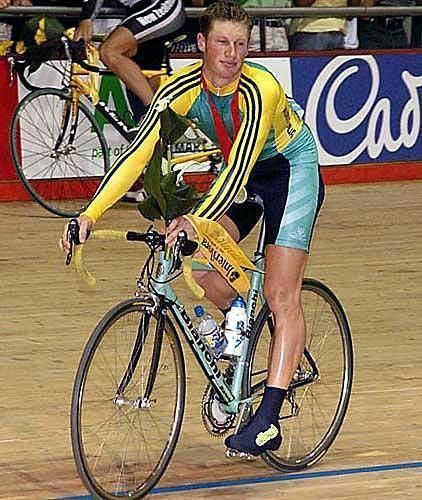 At the Commonwealth Games in 2002