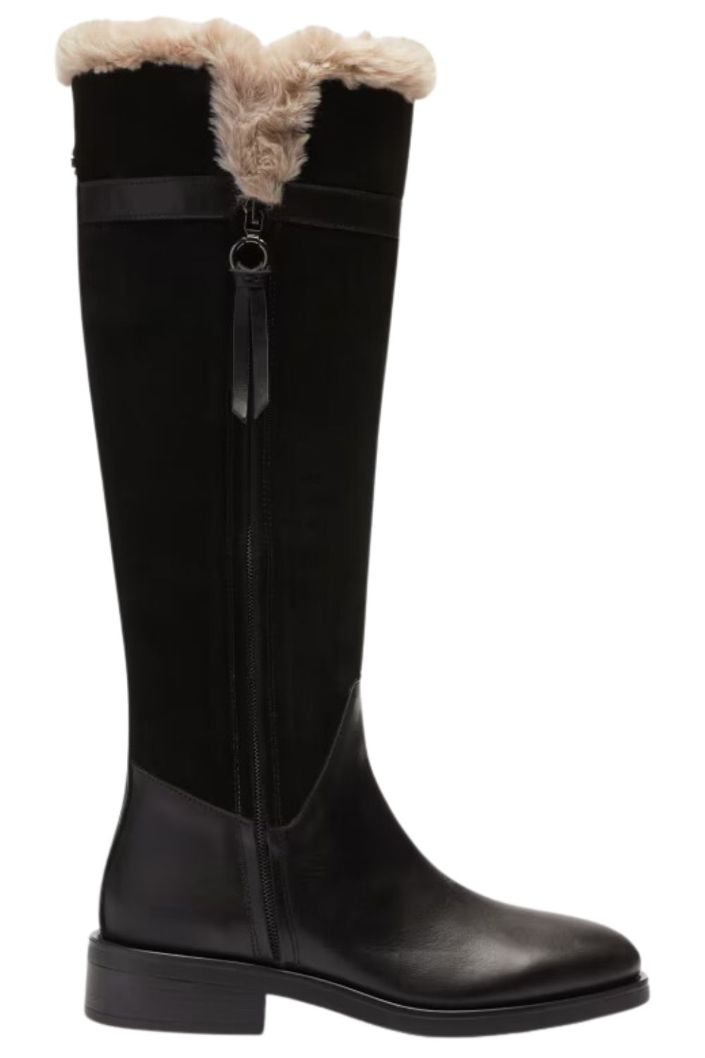 Russell & Bromley Slope Faux Fur Knee-High Boot