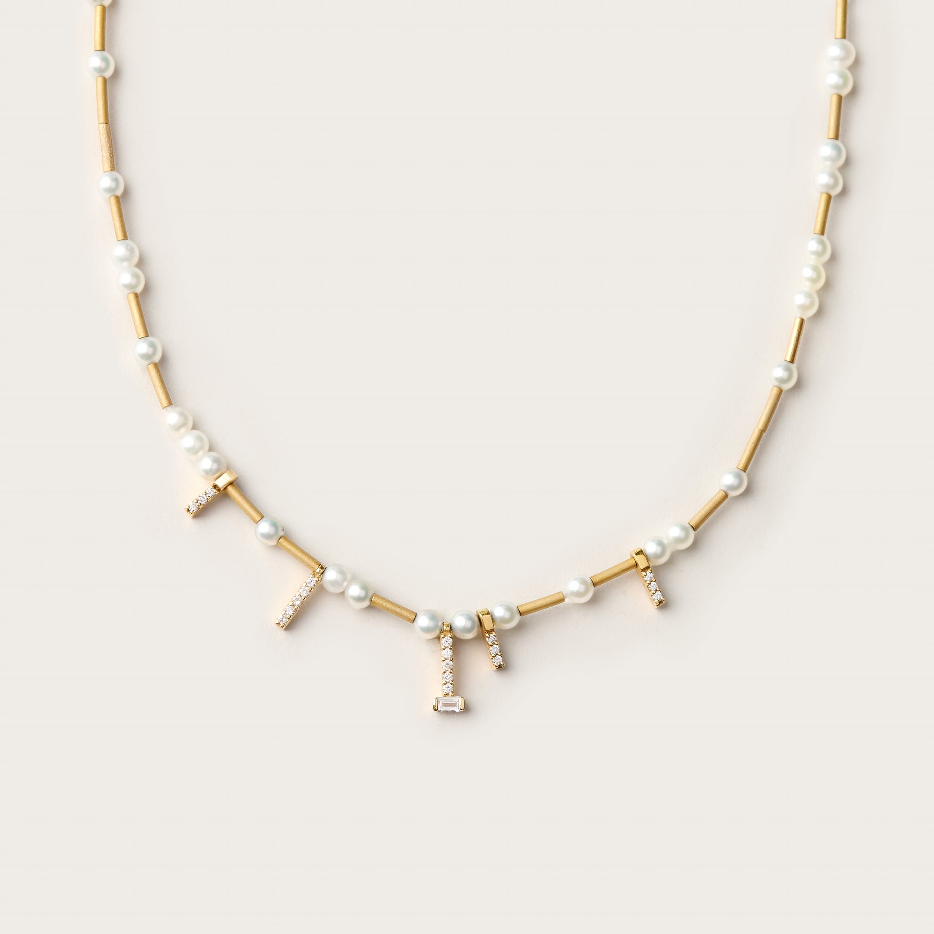 Icicle Pearl & Diamond Choker