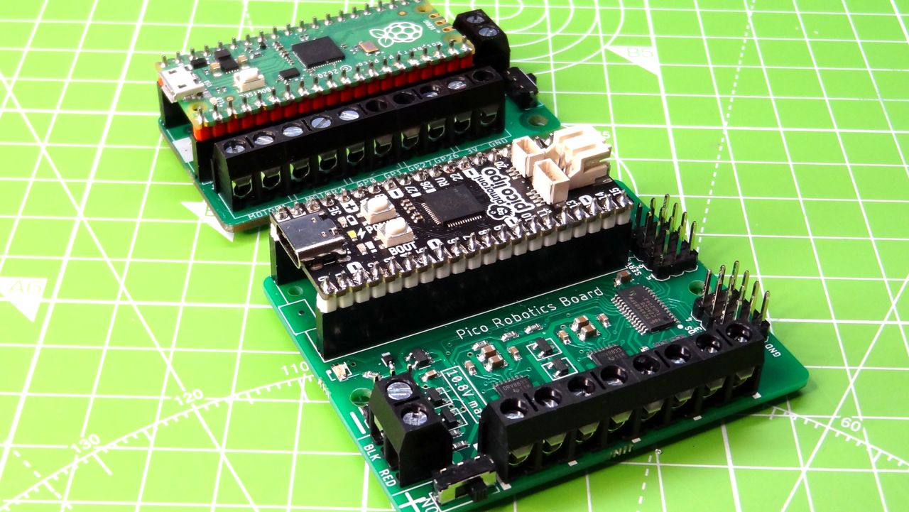 Kitronik Pico Motor Driver and Pico Robotics Board