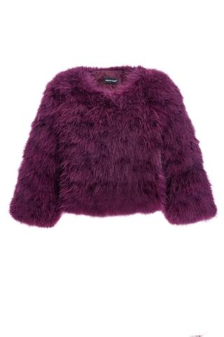 Maximilian Feathered Bolero Jacket