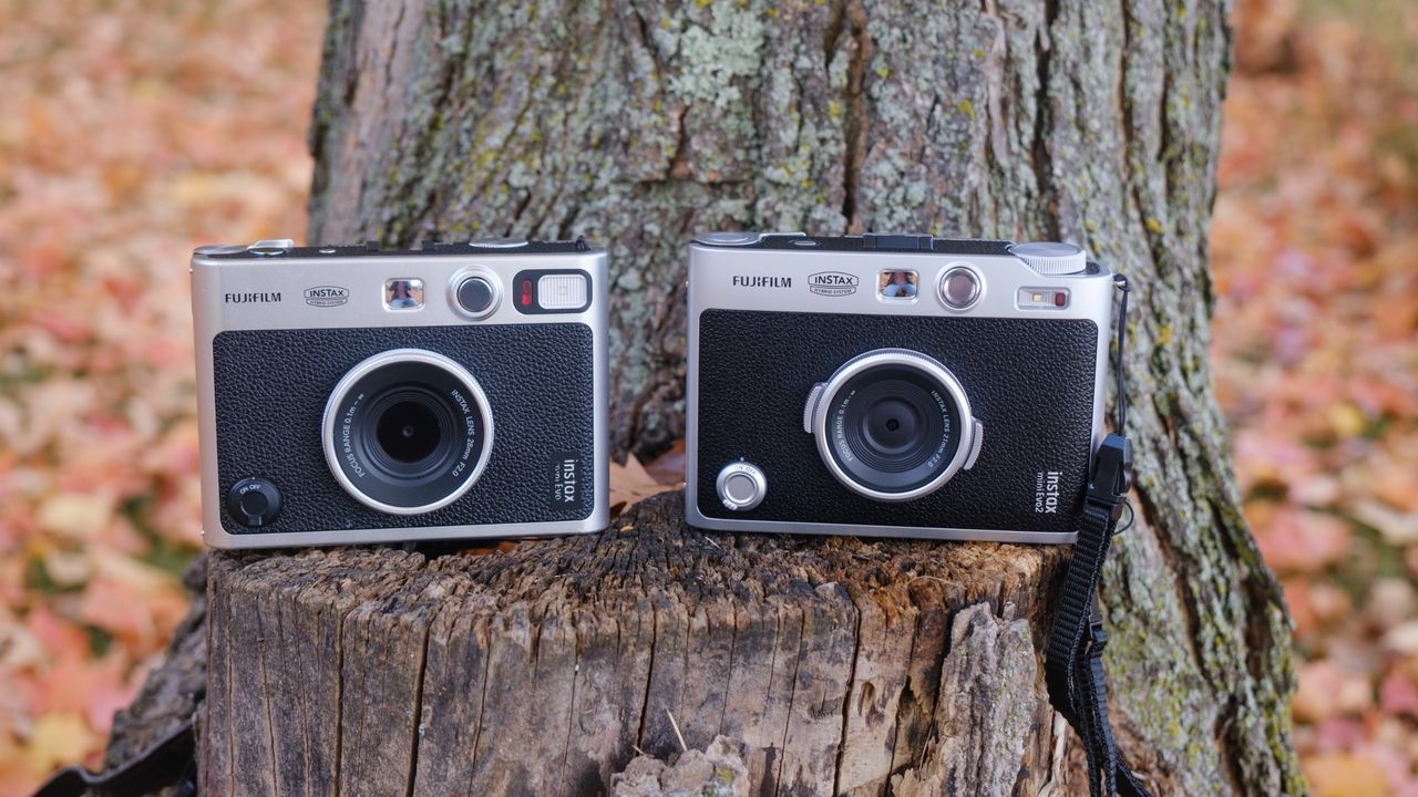 The Fujifilm Instax Mini Evo 2 retro hybrid digital camera